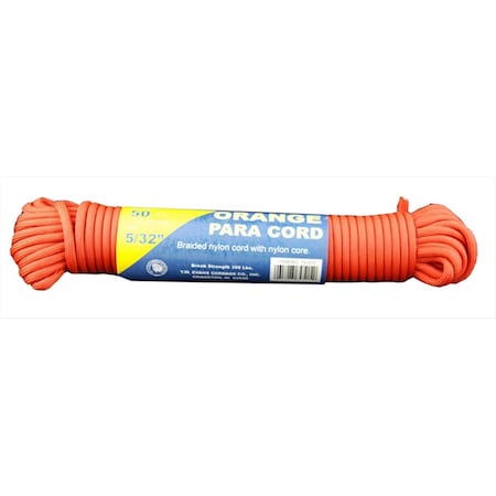 T.W. Evans Cordage Co Para Cord 50 ft. in Orange 79-515